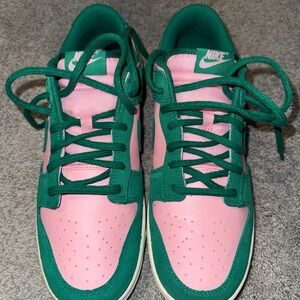 Nike Vibrant Pink and Green Sneakers